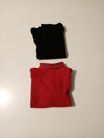 Pull col roulé x2 T 2 ans