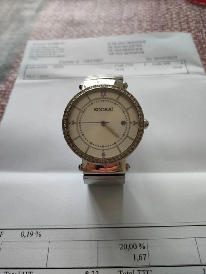montre Kokaï avec facture de la pile - photo numéro 2