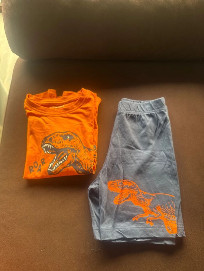 Lot n’1 de 3 pyjashorts garçon 5 ans - photo numéro 3