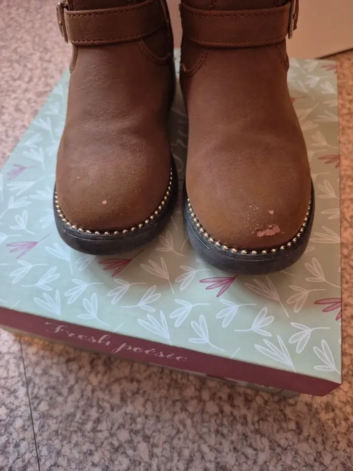 Bottes hautes camel - photo numéro 4