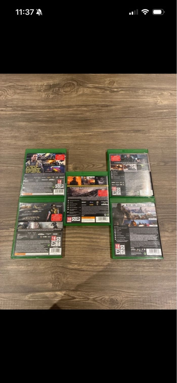 Lot jeux Xbox one Call of duty - photo numéro 2
