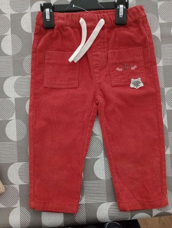 Pantalon velours T18 mois neuf