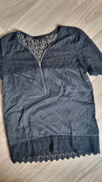 Haut soie et dentelle The Kooples S 36 superbe