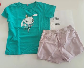 Pyjashort 8 ans