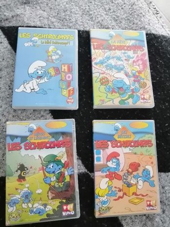 Lot dvd les stchroumphes