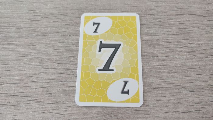 Carte numéro 7 n°7 pièce détachée Skyjo jeu de société #E15