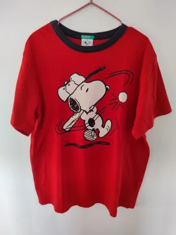 T-shirt vintage garçon en 100% coton Snoopy