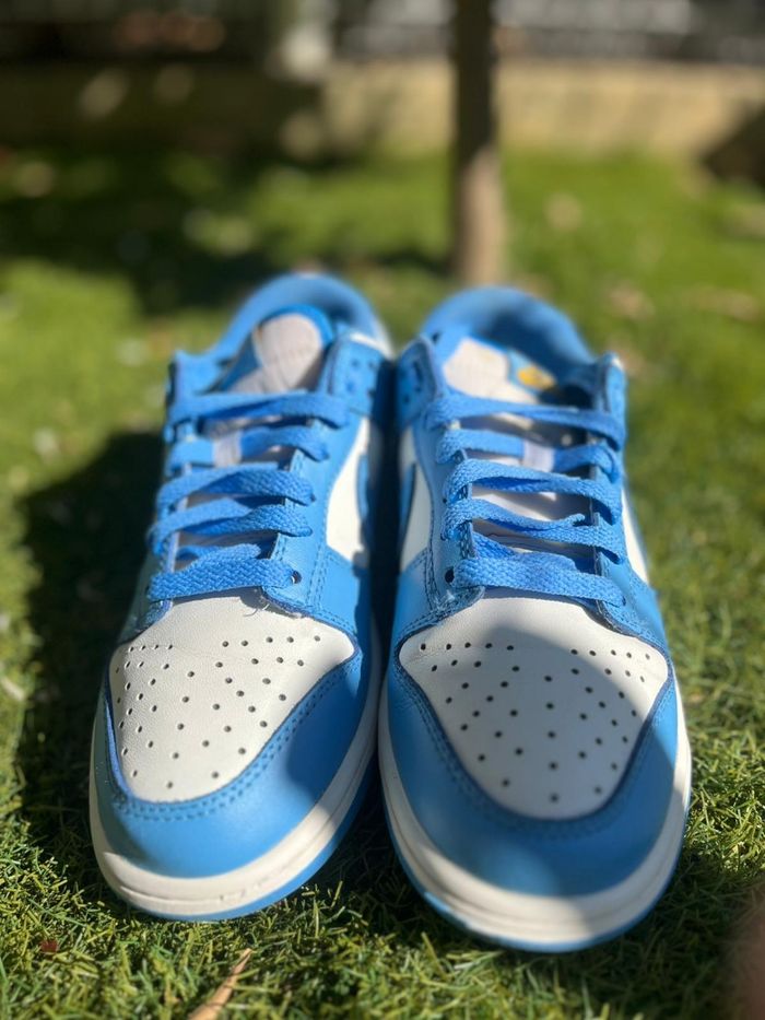 Nike Dunk Low Bleu et blanche - Taille 38 - photo numéro 2