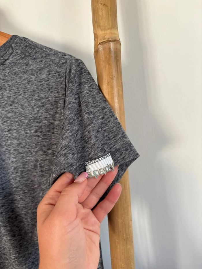 t-shirt gris foncé surperdry - photo numéro 7