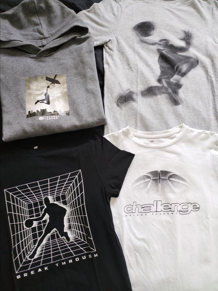 T-shirts et sweat basketball 12 ans