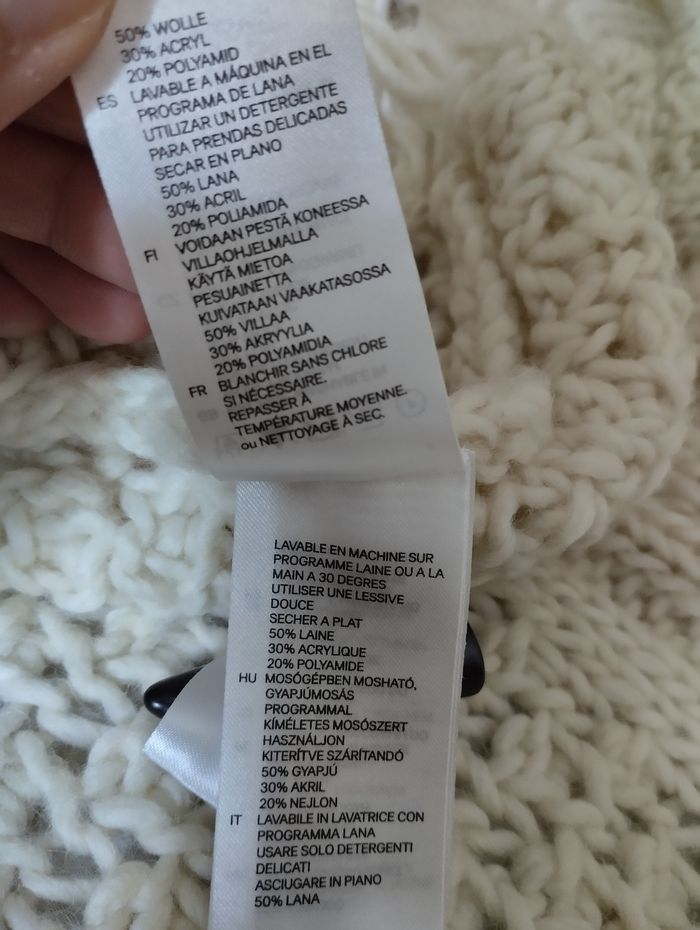 Poncho en laine H&M taille unique - photo numéro 9