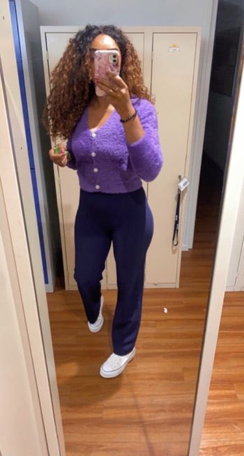 Pantalon à pince bleu