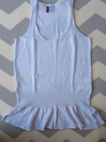 Débardeur maille blanc Tipster