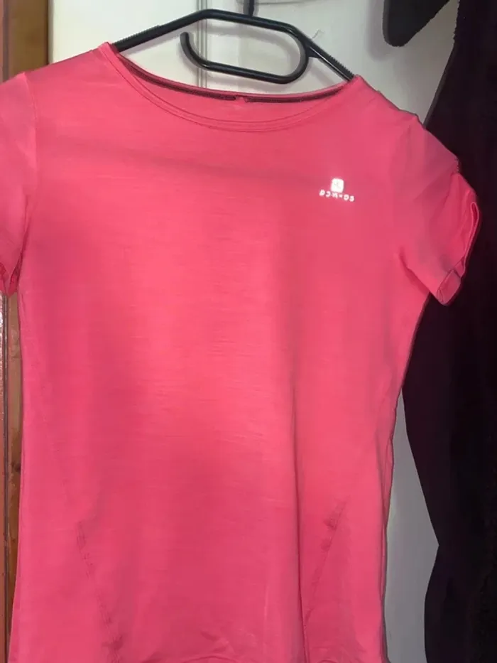 T shirt rose Domyos - photo numéro 2