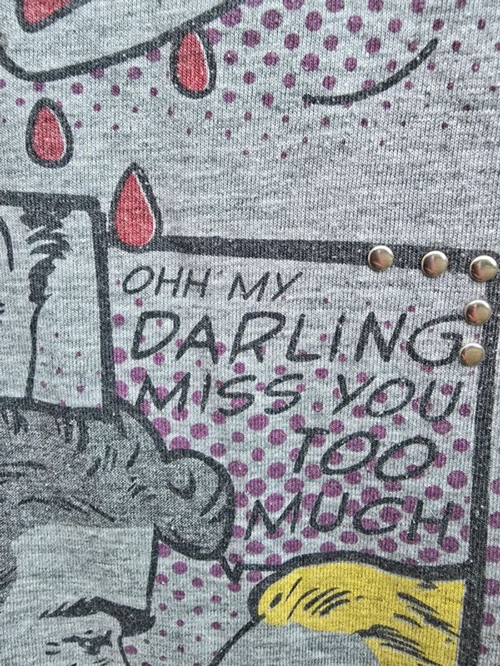 Tee-shirt imprimé 🍒y2k vintage 2000🍒taille S - photo numéro 6