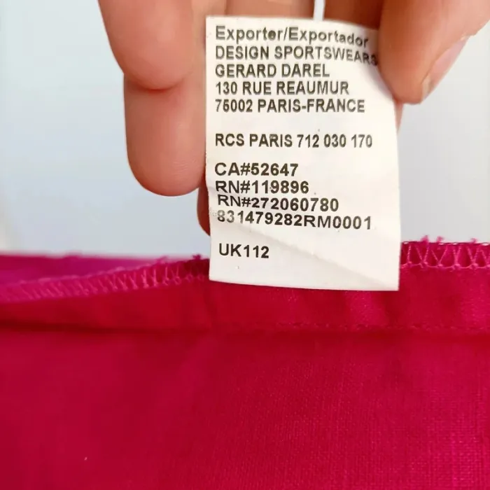 Robe zippée Gérard Darel - Fuchsia sans manche Lin T40 2en1 Veste longue A274 - photo numéro 7