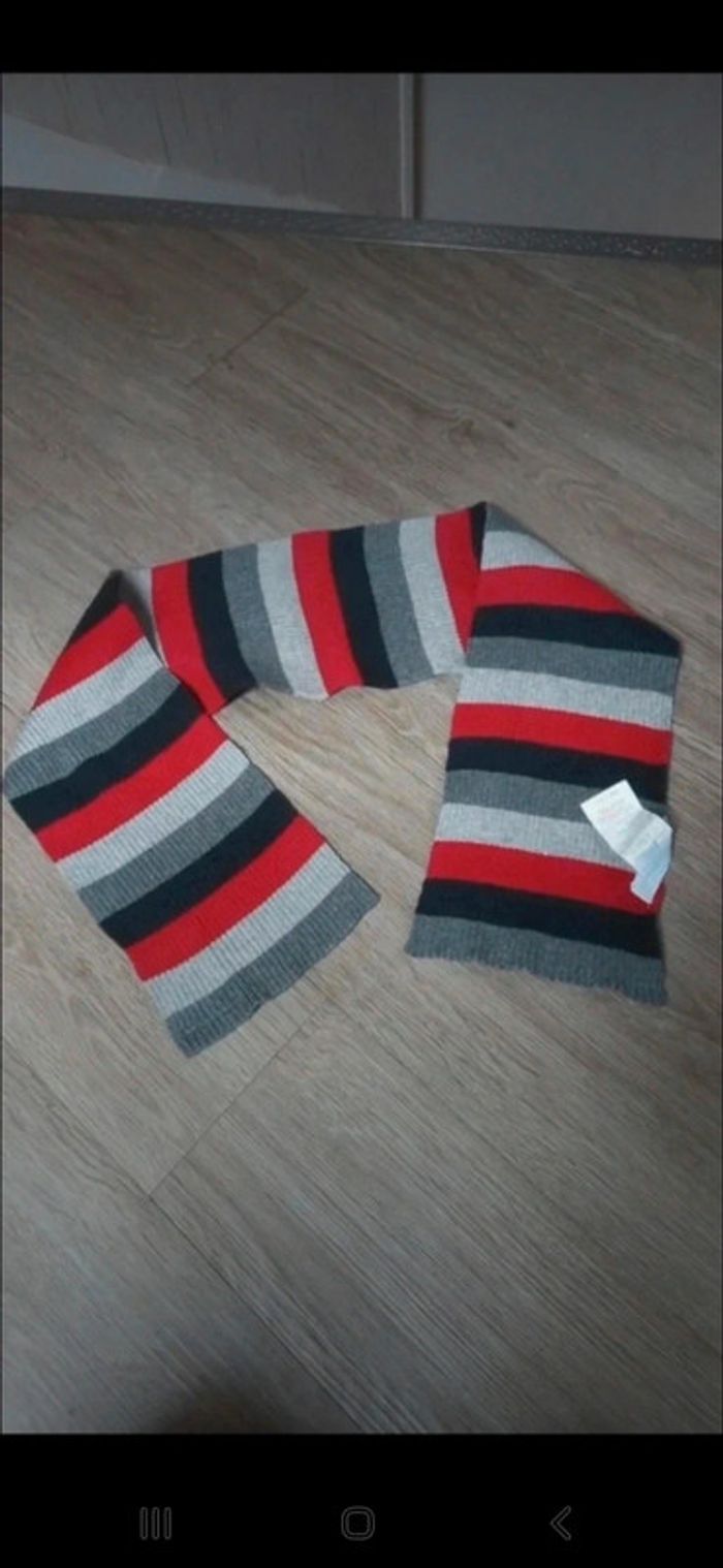 Écharpe Tartine et chocolat Taille 3 à rayures 👻