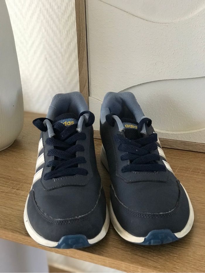Basket à lacet Adidas marine - photo numéro 4
