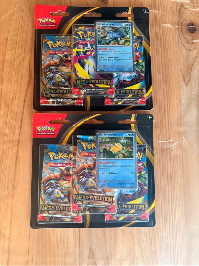 Lot 2 tripack Pokémon Mega-Evolution ME1