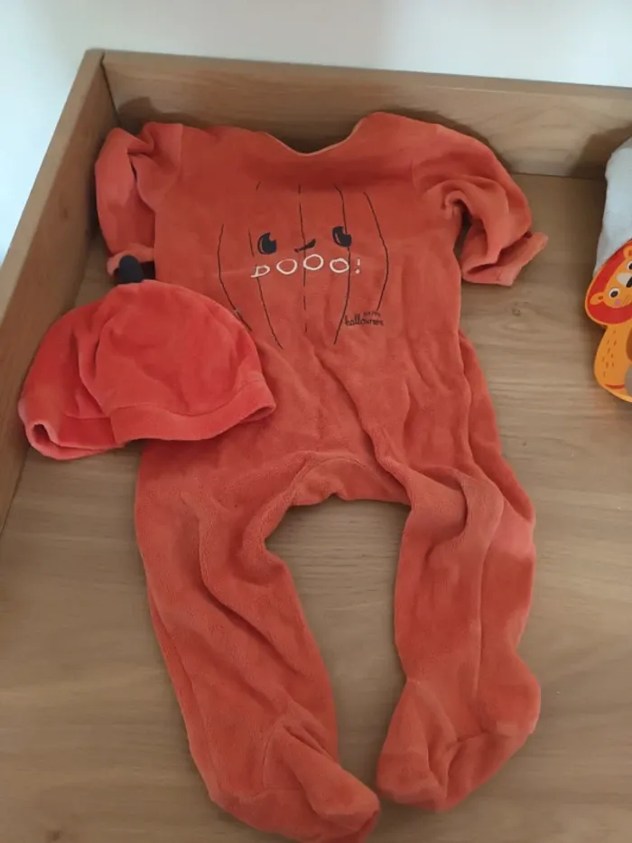 Pyjama halloween citrouille