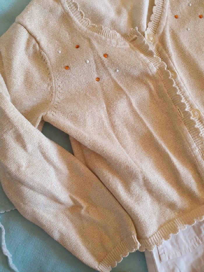 🤎Joli ensemble jupe + gilet 6 ans🤎 - photo numéro 4