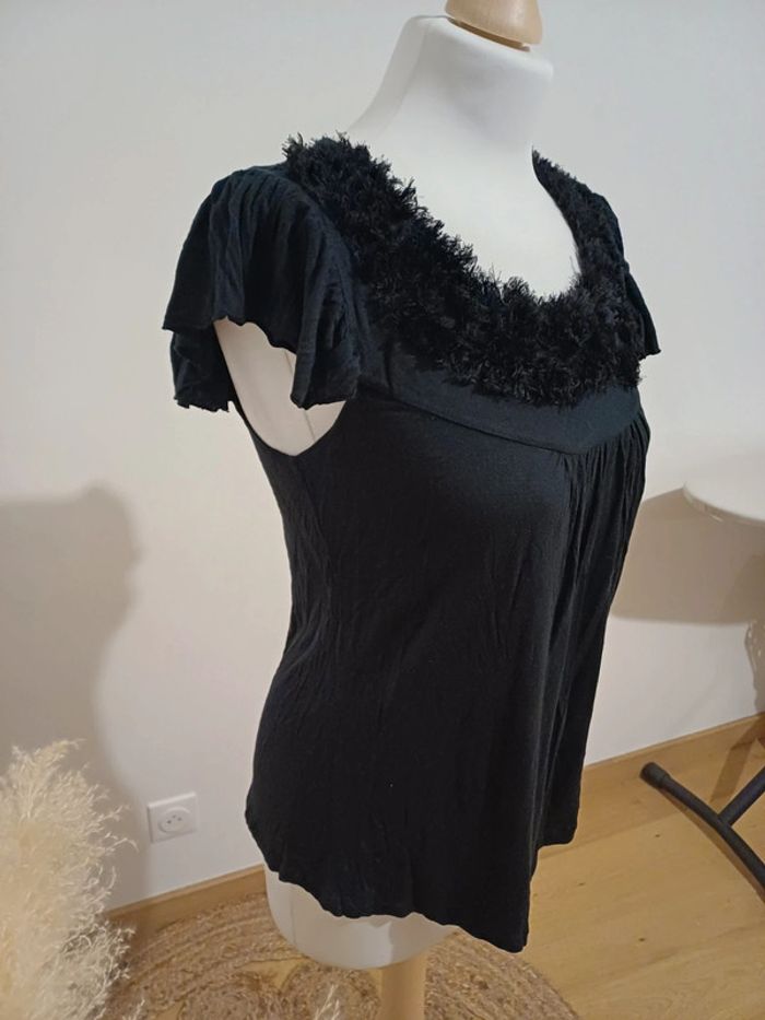 Blouse noire chic Conbipel taille S 36