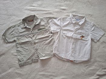 Lot 2 chemises 6 ans 