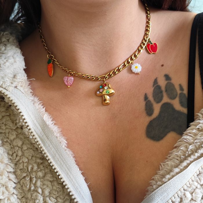Collier champignon 🍄 ✅ - photo numéro 2