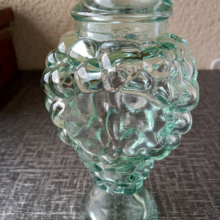 Carafe à vin en verre forme de raisin vintage 260411 - photo numéro 6