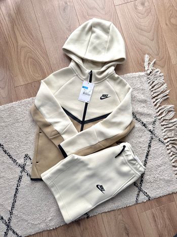 Ensemble Short + Veste Nike Tech - Crème