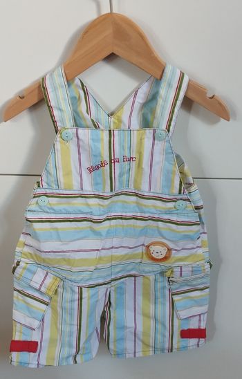 Salopette été garçon 6 mois