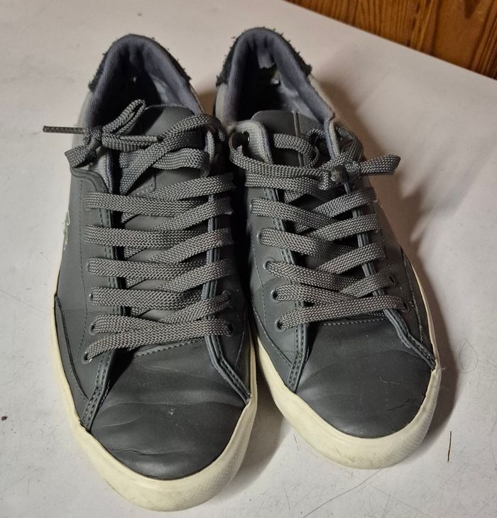 Basket grise homme lacoste taille 42 - photo numéro 2