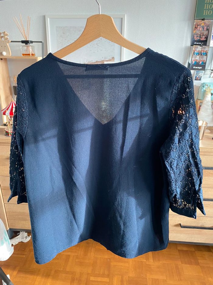Blouse bleu marine - photo numéro 4