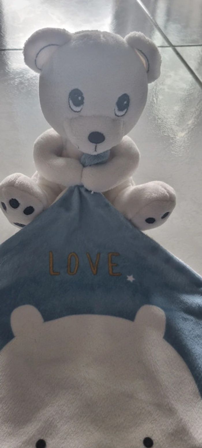 Doudou peluche Ours Neuf - photo numéro 2