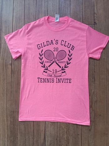 T-shirt manches courtes gilda's club tennis 2019 rose S