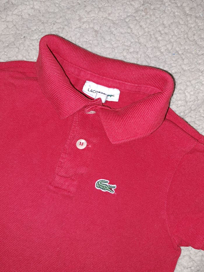 Polo lacoste rouge - photo numéro 5