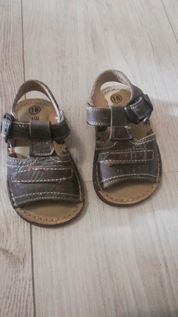 Sandales André en cuir