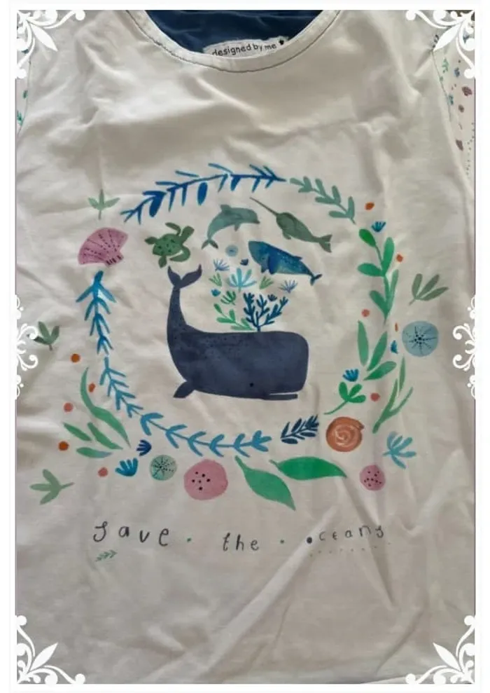 🌊 Pyjama enfant fille - Taille 6 ans - Fait main avec amour 🌊 - photo numéro 4