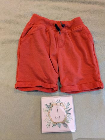 Short Orange 7 ans