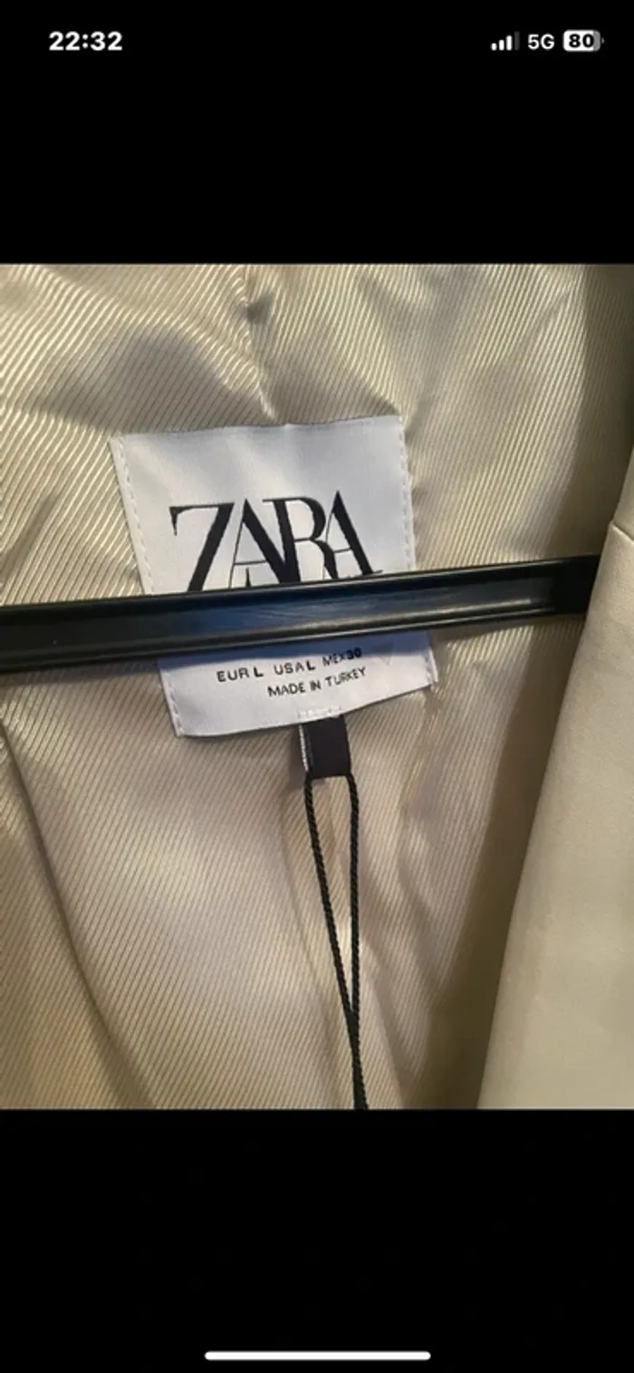 Blazer de costume Zara taille L - photo numéro 7