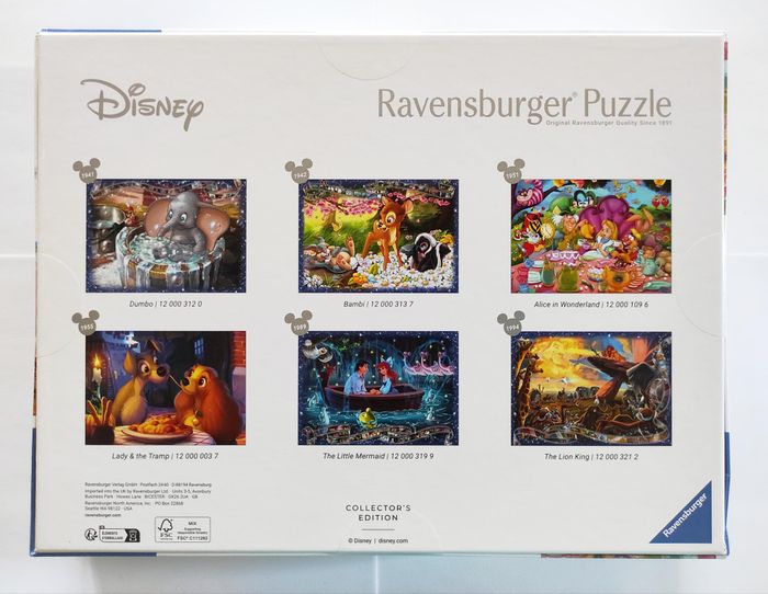 Alice au Pays des Merveilles - Disney - Puzzle Ravensburger Collector's Édition 1000P - photo numéro 2