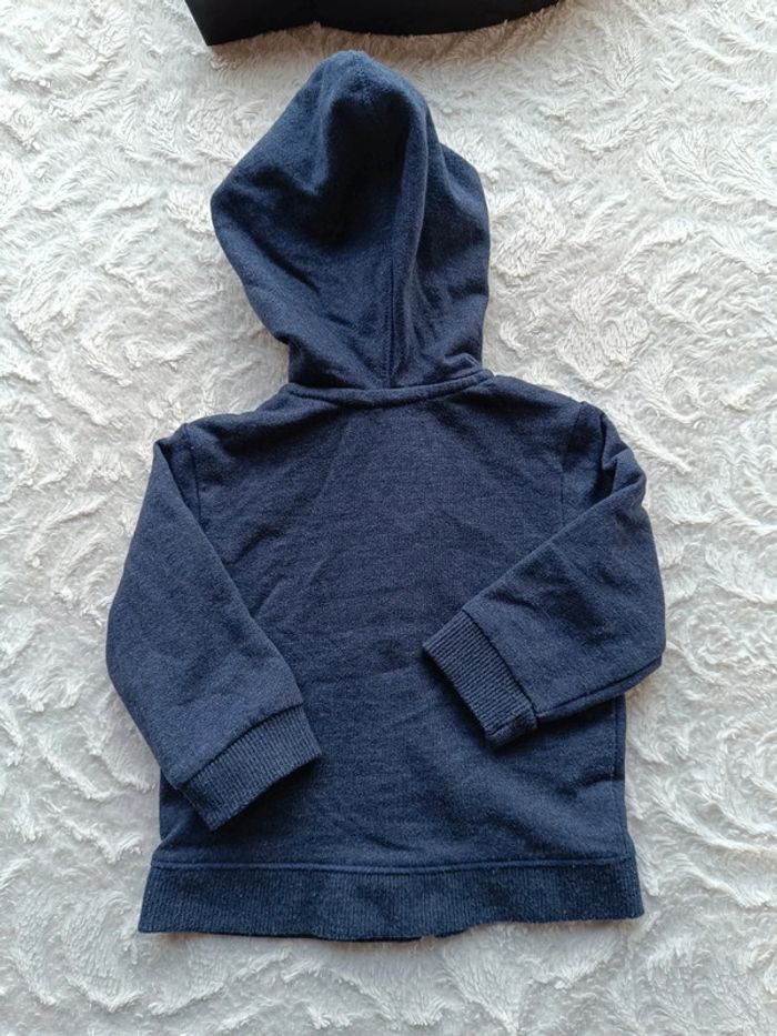 Gilet zippé avec capuche veste Garçon 9 mois Mickey Disney Baby - photo numéro 9