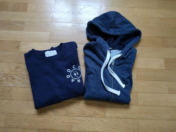 Sweat et gilet à capuche