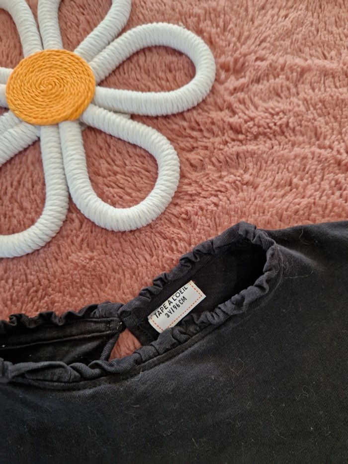 Tee-shirt noir TAO_3ans - photo numéro 2