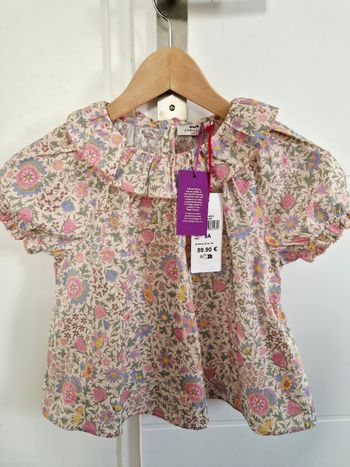 Blouse Cyrillus 8ans NEUVE