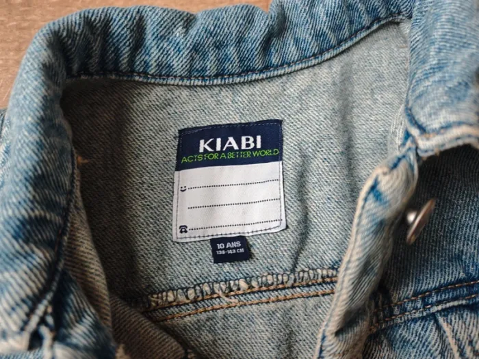 Veste en jean 10ans - photo numéro 2