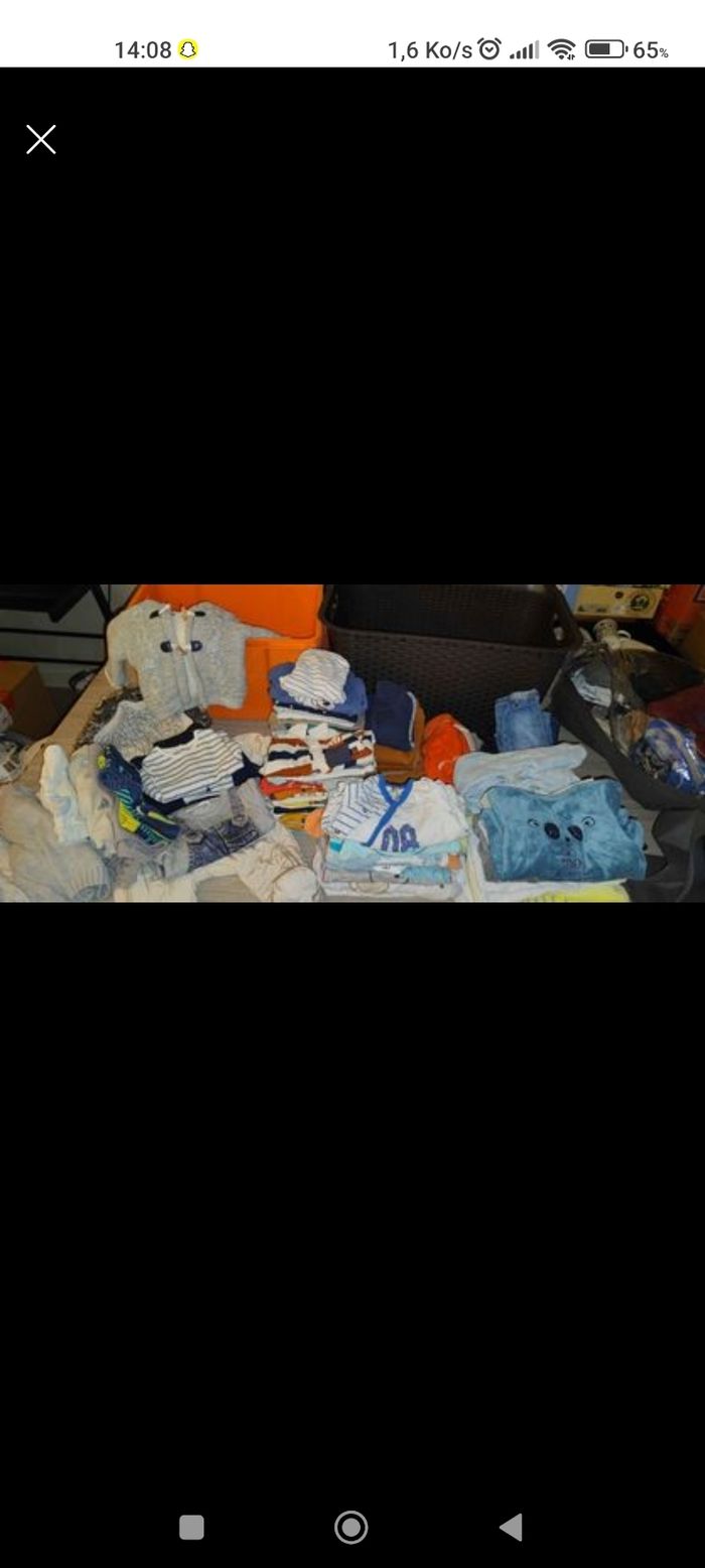 Lot vêtements garçon 1mois