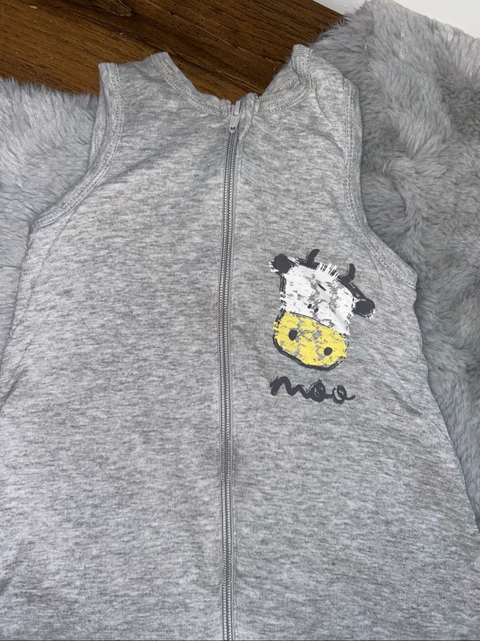 Gigoteuse légère grise motif légère - 0/6 mois - Lupilu - photo numéro 2