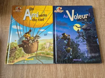 Lot de 2 livres Rapido & Belon un ami venu du ciel et au voleur