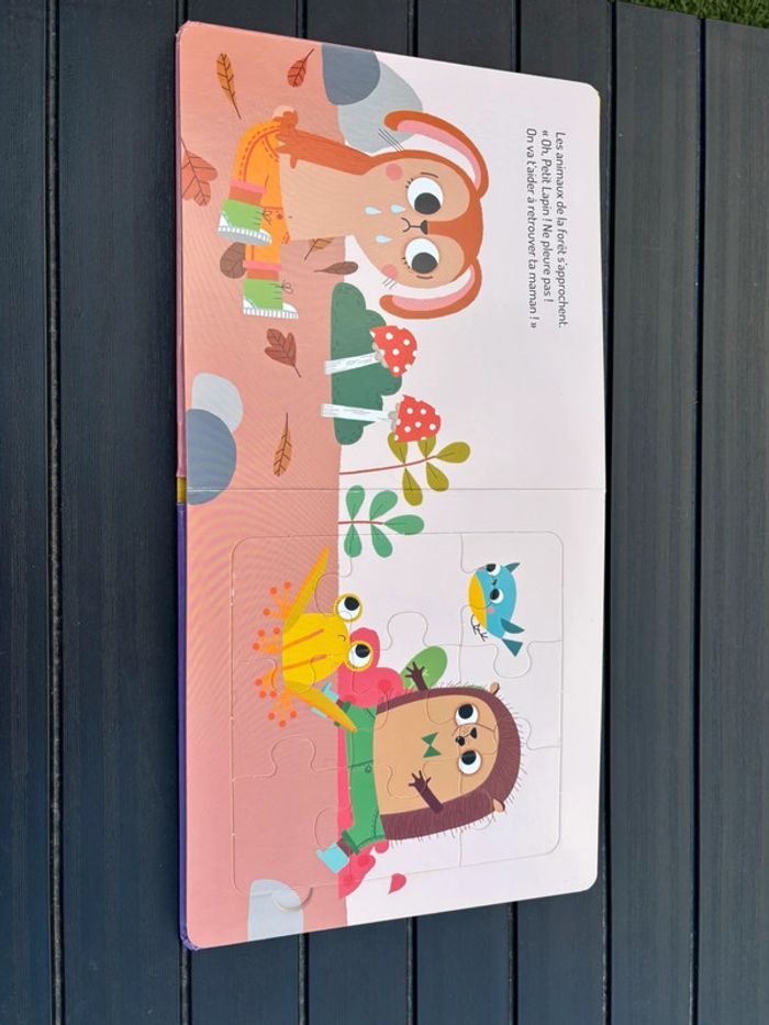 🌺Livre puzzle petit lapin cherche sa maman🌺 - photo numéro 5
